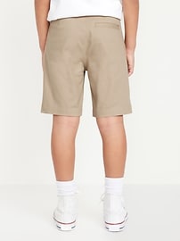 Image number 2 showing, Twill School Uniform Shorts for Boys (At Knee)