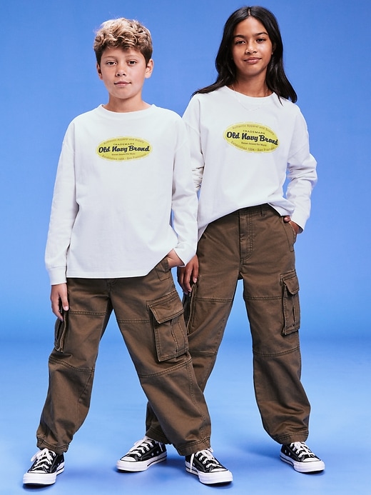 Image number 1 showing, '94 Gender-Neutral Logo-Graphic T-Shirt for Kids