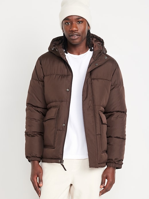 Image number 1 showing, Hooded Puffer Jacket