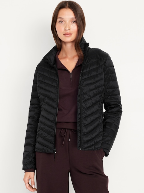 Veste rembourrée hydrorésistante à sillons étroits