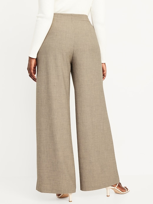 Image number 5 showing, Extra High-Waisted Super Wide-Leg Pants