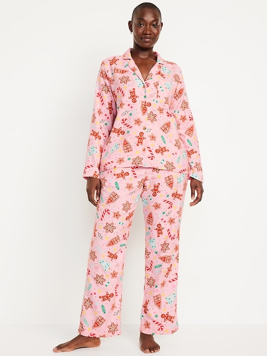 Image number 5 showing, Flannel Pajama Set for Women