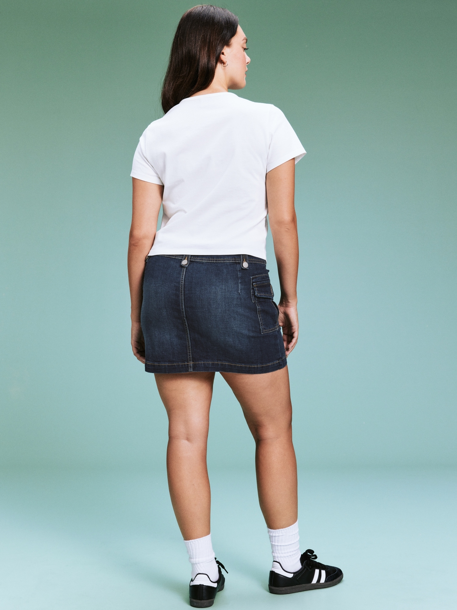 '94 Jean Cargo Mini Skirt