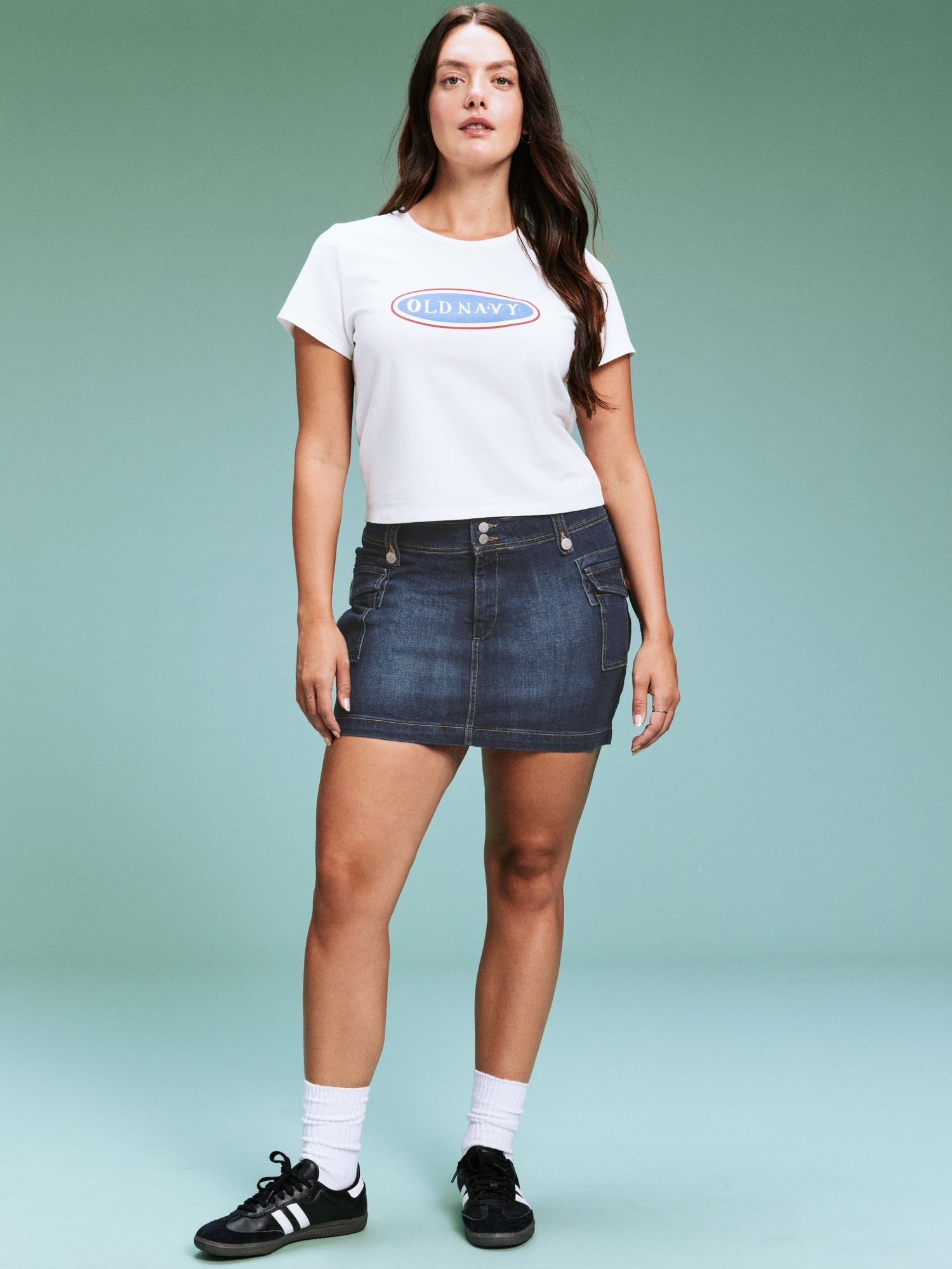 '94 Jean Cargo Mini Skirt