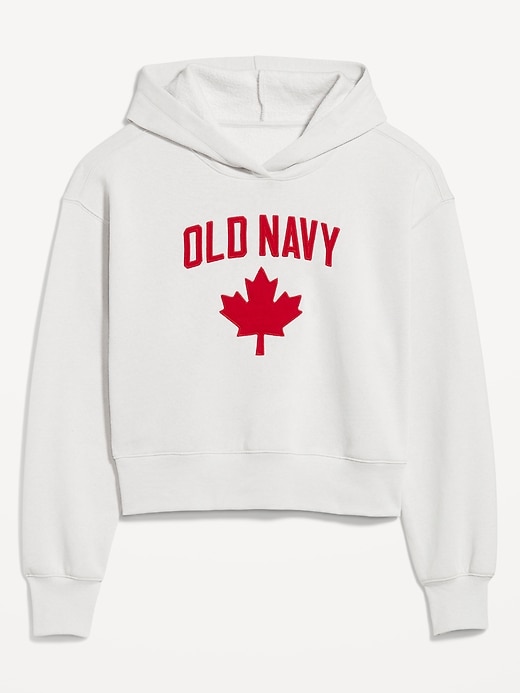 Image number 4 showing, Oversized Canada Logo-Graphic Hoodie