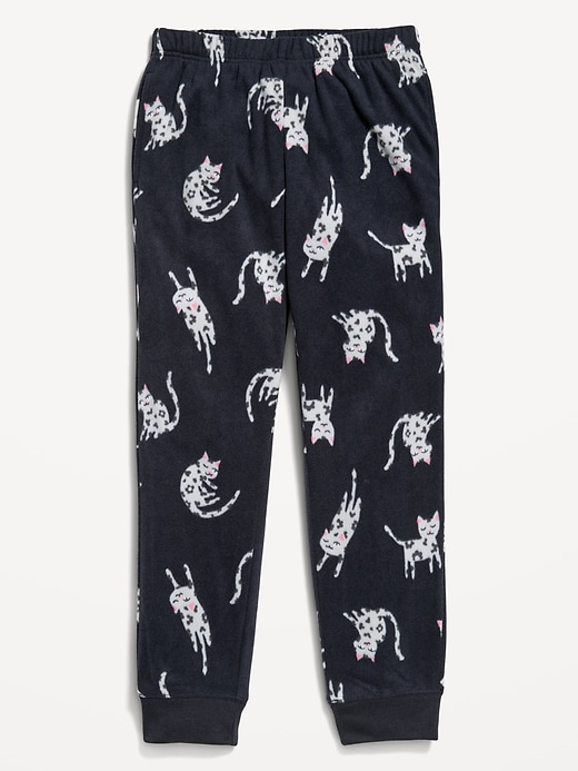 Voir une image plus grande du produit 1 de 2. Pantalon de pyjama en micromolleton à imprimé pour fille