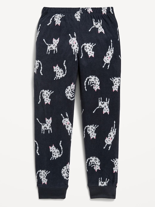 Voir une image plus grande du produit 2 de 2. Pantalon de pyjama en micromolleton à imprimé pour fille