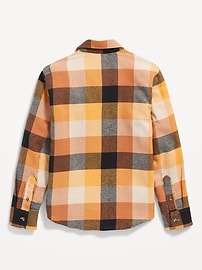 View large product image 3 of 3. Soft-Brushed Flannel Pocket Shirt for Boys