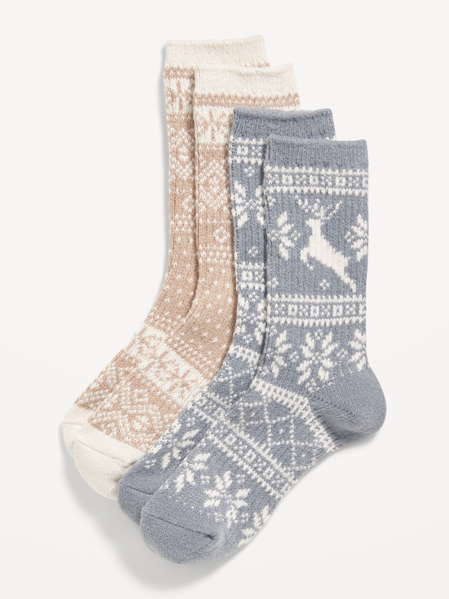 Chaussettes à motif jacquard (paquet de 2 paires)