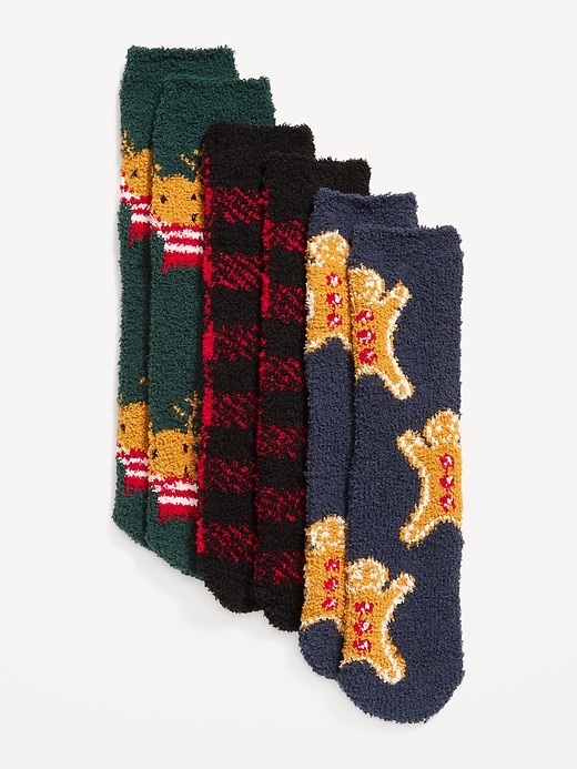 Voir une image plus grande du produit 1 de 1. Chaussettes douillettes pour homme (paquet de 3 paires)