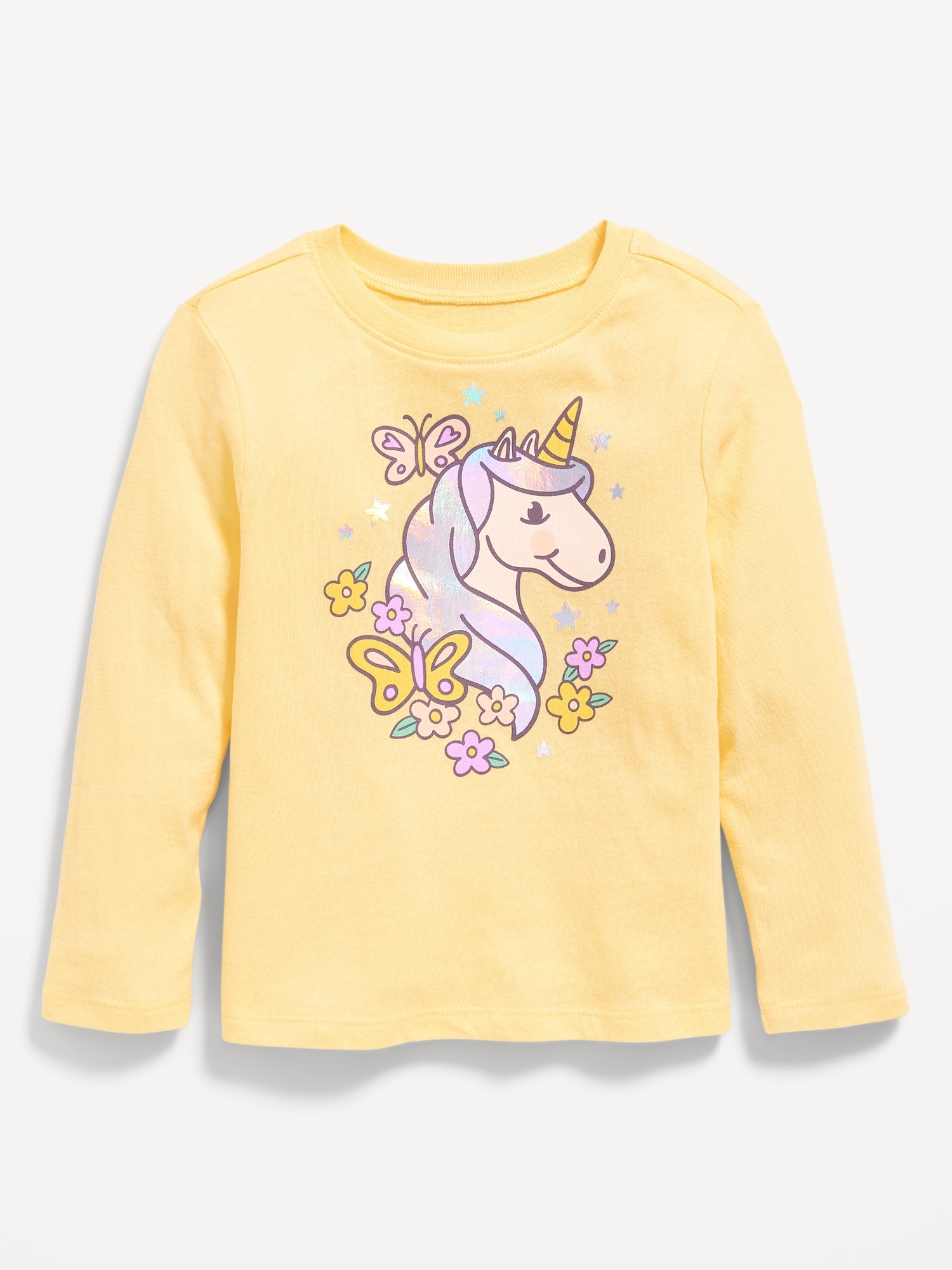 Long-Sleeve Graphic T-Shirt for Toddler Girls