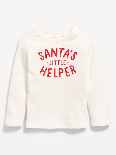 Long-Sleeve Graphic T-Shirt for Toddler Girls