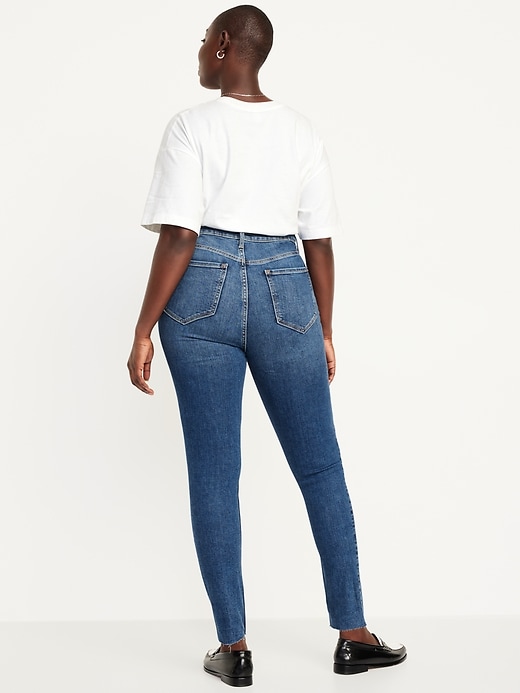 Image number 5 showing, Extra High-Waisted Rockstar 360° Stretch Super-Skinny Jeans