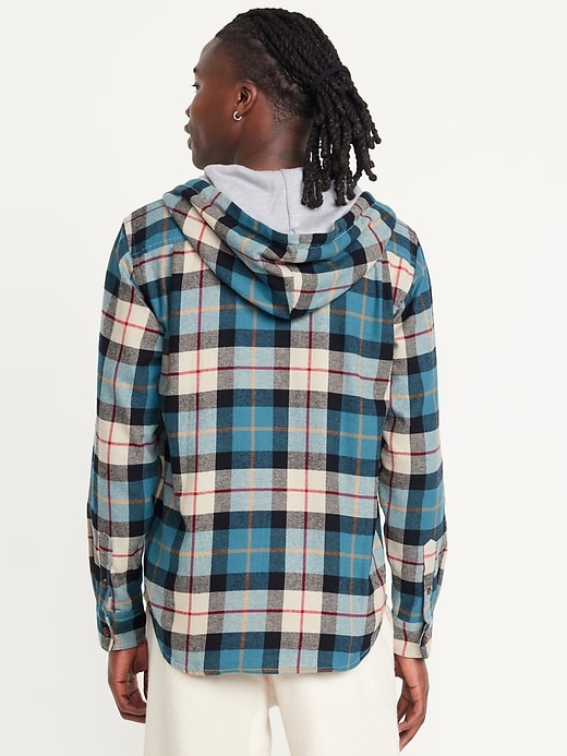 Image number 5 showing, Hooded Flannel Shirt