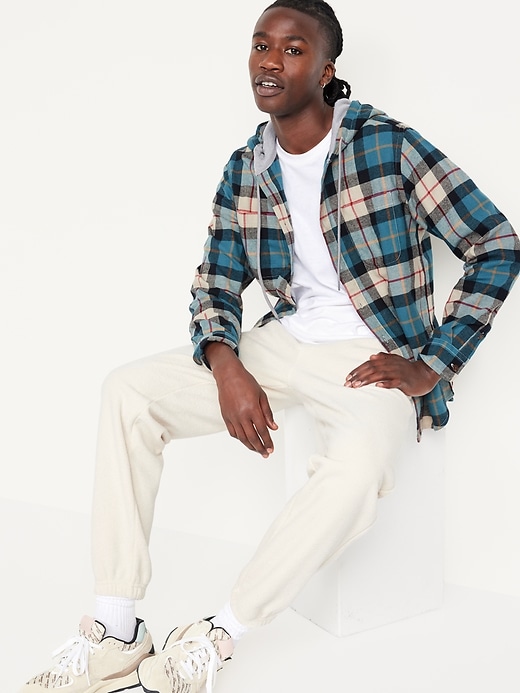 Image number 6 showing, Hooded Flannel Shirt