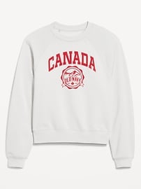 Vintage Canada Logo-Graphic Sweatshirt
