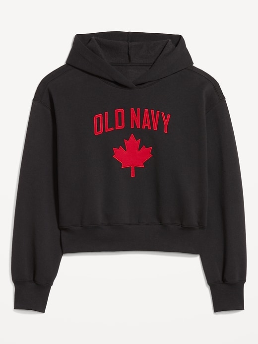 Image number 7 showing, Oversized Canada Logo-Graphic Hoodie