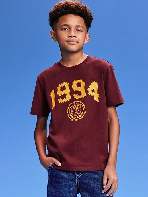 Image number 4 showing, '94 Gender-Neutral Logo-Graphic T-Shirt for Kids