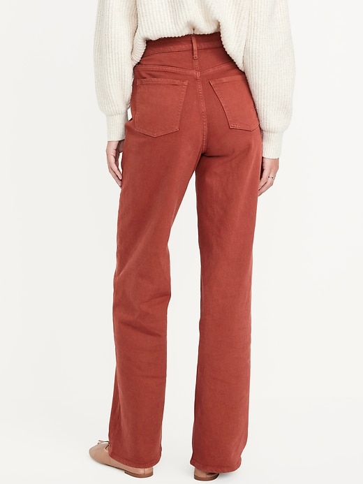 Image number 3 showing, Extra High-Waisted Wide-Leg Jeans