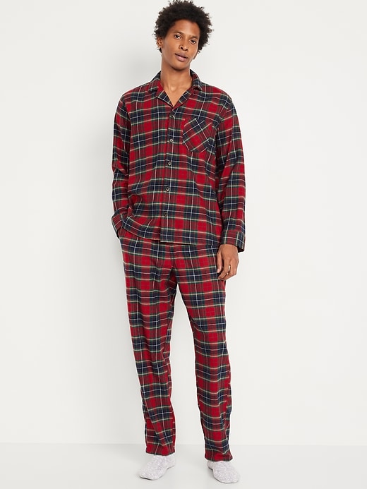 Image number 1 showing, Flannel Pajama Set for Men