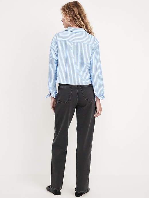 L'image numéro 3 présente Jean OG ample à taille haute