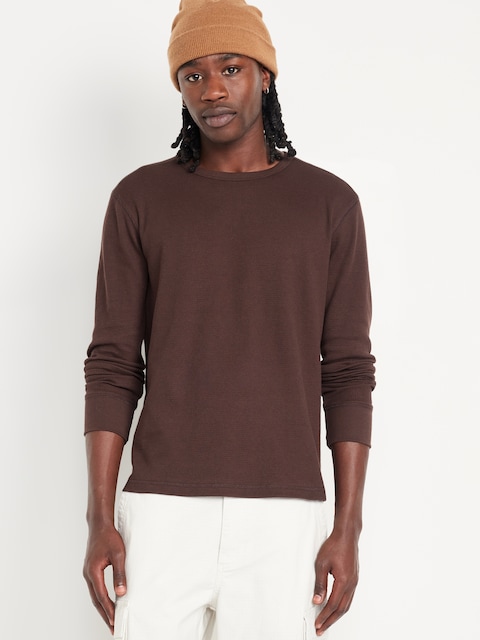 Waffle-Knit T-Shirt