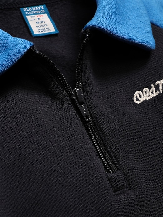 Image number 5 showing, '94 Logo-Graphic Quarter-Zip Sweatshirt for Girls