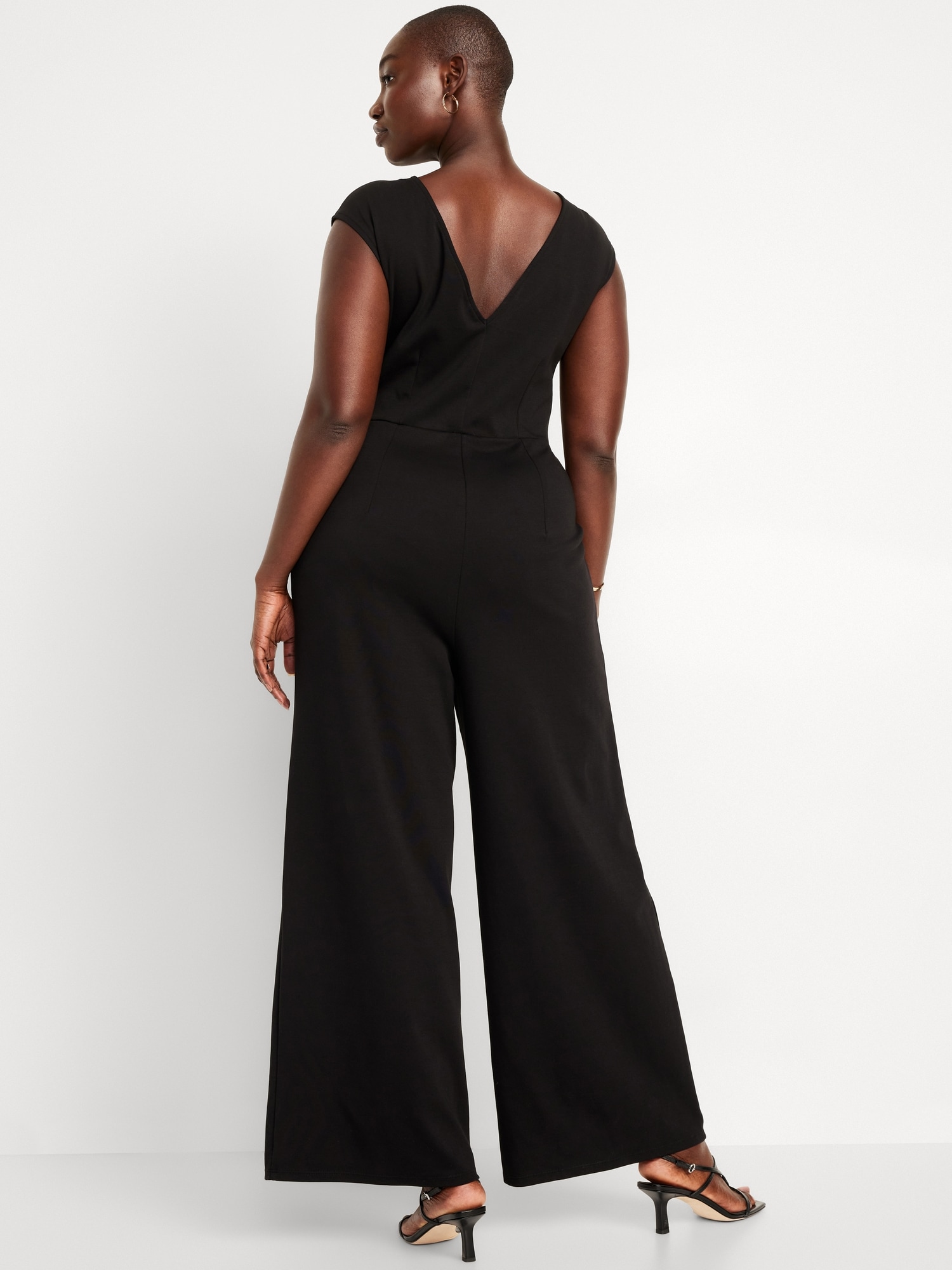 Ponte-Knit Jumpsuit