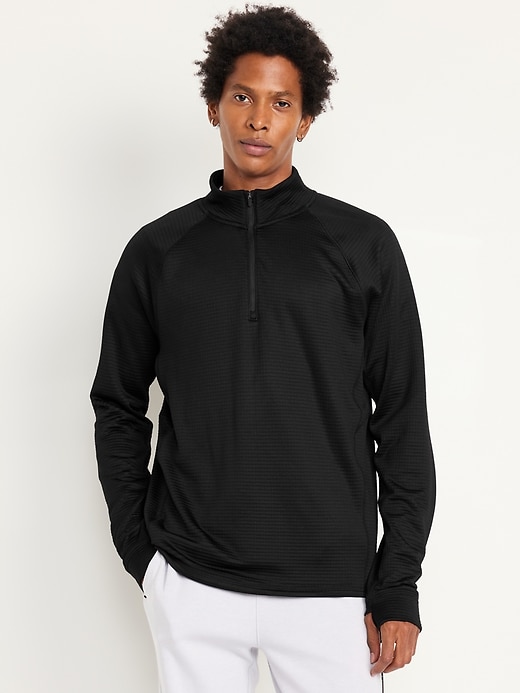 Image number 1 showing, Go-Dry Cool Waffle Quarter Zip