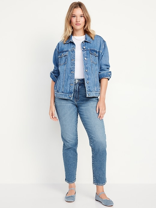 Image number 4 showing, High-Waisted OG Straight Ankle Jeans