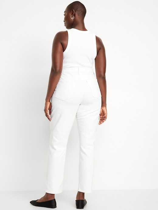 Image number 6 showing, Curvy High-Waisted OG Straight Ankle Jeans