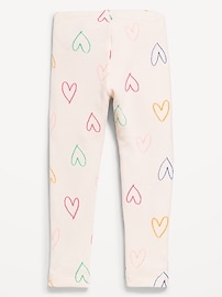L'image numéro 2 présente Legging douillet en tricot isotherme pour toute-petite fille