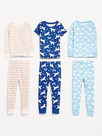 Voir une image plus grande du produit 3 de 3. Pyjama 6 pièces à coupe ajustée pour tout-petit et bébé