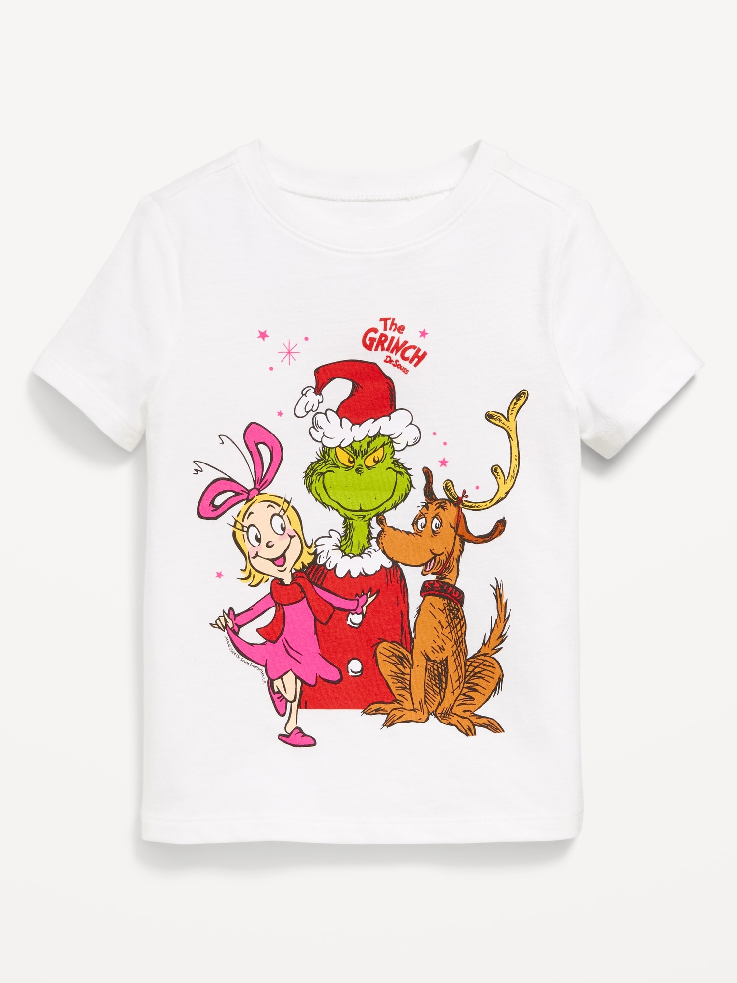 Dr. Seuss™ "Grinch" Unisex Graphic T-Shirt for Toddler - White