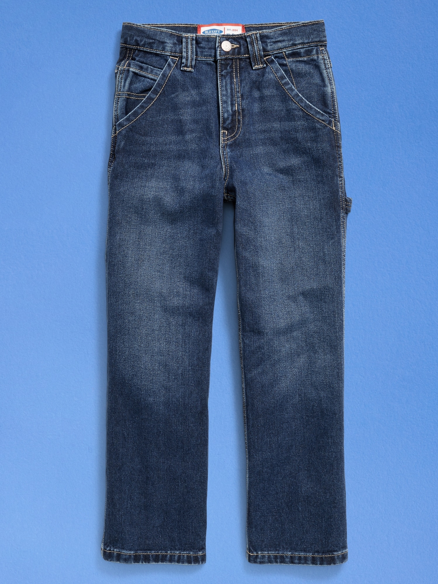 '94 High-Waisted Carpenter Jeans for Girls