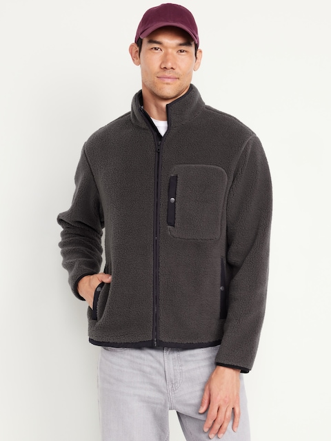 Veste Tech en Sherpa à glissière