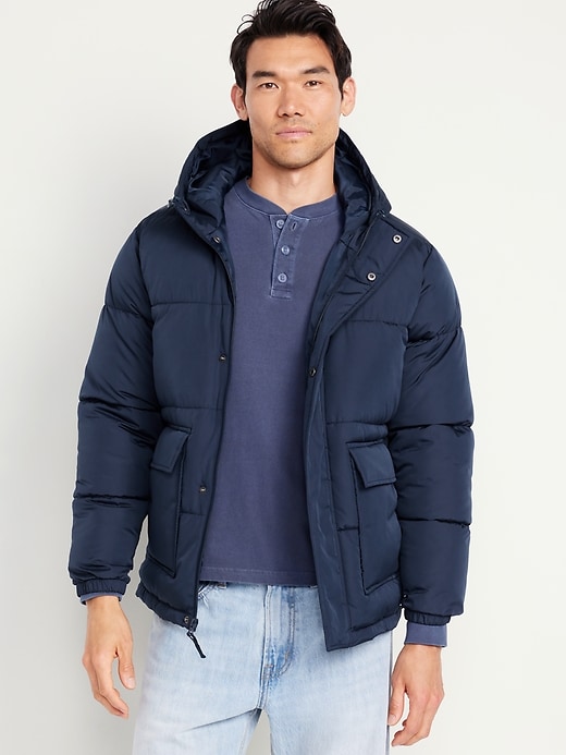 Image number 1 showing, Hooded Puffer Jacket