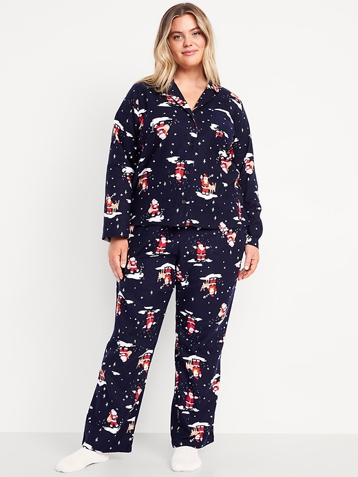 Image number 7 showing, Flannel Pajama Set for Women