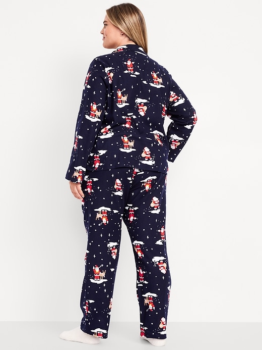 Image number 8 showing, Flannel Pajama Set for Women