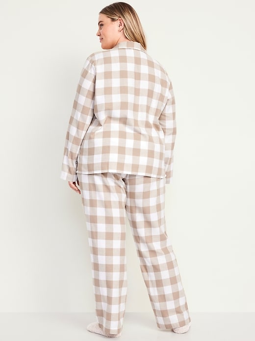 L'image numéro 8 présente Pyjama en flanelle pour femme