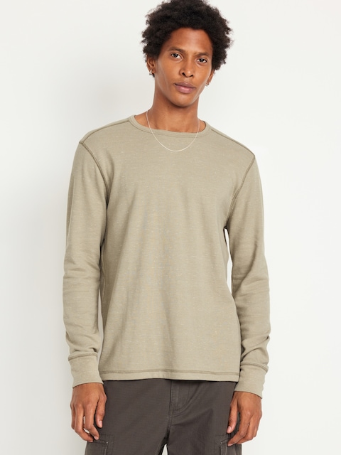 Waffle-Knit T-Shirt