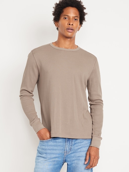 Image number 1 showing, Waffle-Knit T-Shirt