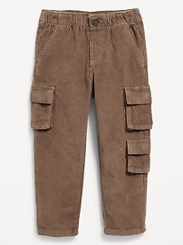 View large product image 3 of 3. Loose Corduroy Cargo Pants for Toddler Boys