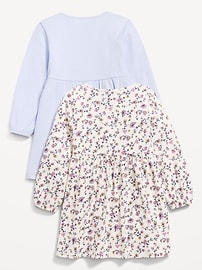 Image number 2 showing, Long-Sleeve Dress 2-Pack for Toddler Girls