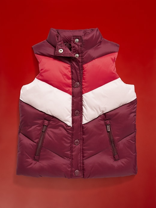 View large product image 2 of 3. '94 Quilted Puffer Vest for Toddler Girls