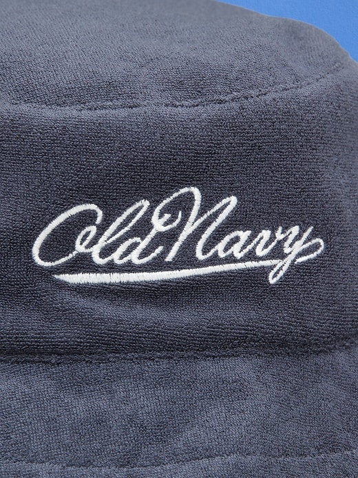 Image number 4 showing, '94 Logo-Graphic Terry Gender-Neutral Bucket Hat for Kids