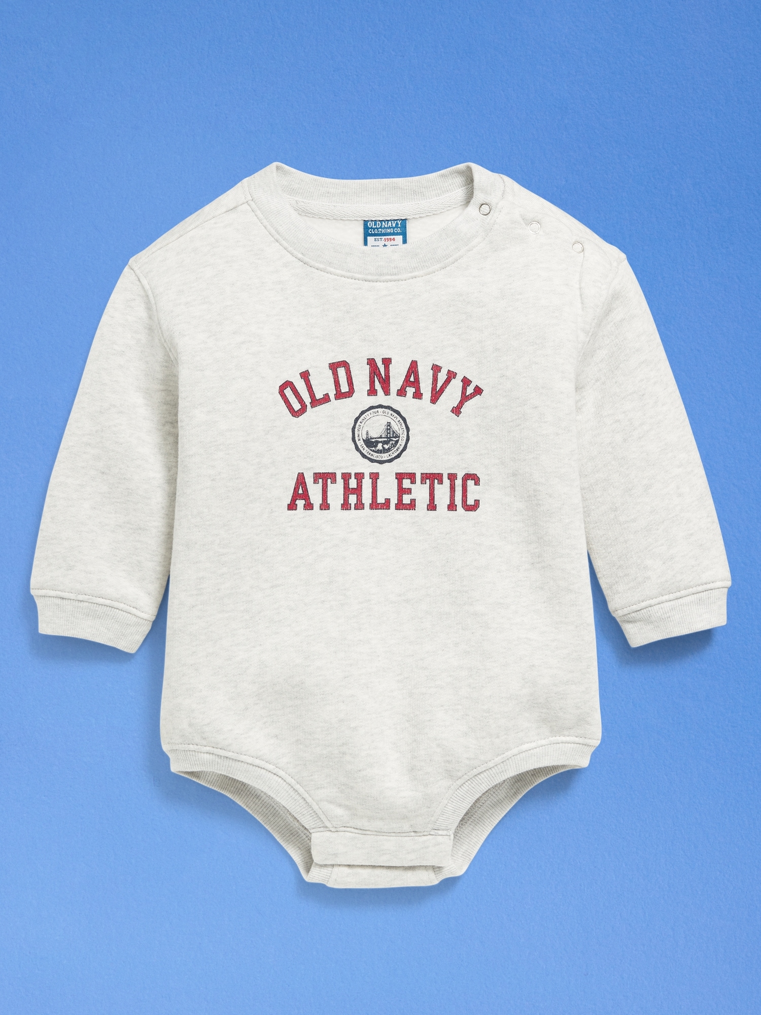 '94 Logo-Graphic One-Piece Romper for Baby