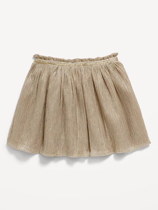 View large product image 1 of 2. Shiny Metallic Tulle Tutu Skirt for Toddler Girls