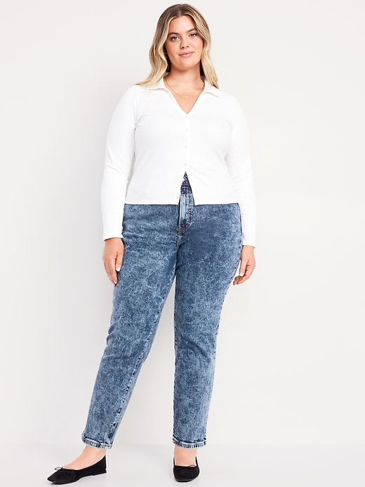 Image number 6 showing, High-Waisted OG Straight Ankle Jeans