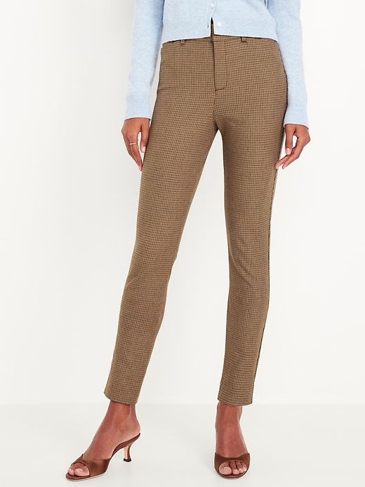 Image number 1 showing, High-Waisted Pixie Skinny Ankle Pants